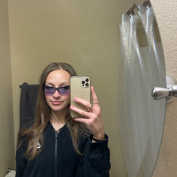 Chanel 4043 Blue Gradient Rimless Sunglasses - Picture 12 of 12